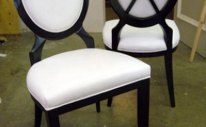 Oval back dining chairs